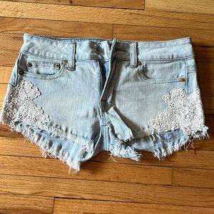 American eagle jean shorts